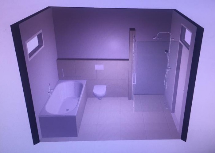 De Spaan Microcement Badkamer Microbeton Naadloos Wanden Douche 3D ontwerp 2